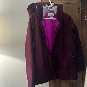 Purple Interchange Columbia Jacket